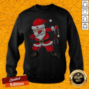Cute Dabbing Santa Nurse Christmas Unisex Sweatshirt