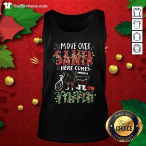 Mimi Move Over Santa Gift For You For Family Ugly Christmas Tank Top - Design by Thefristtees.com