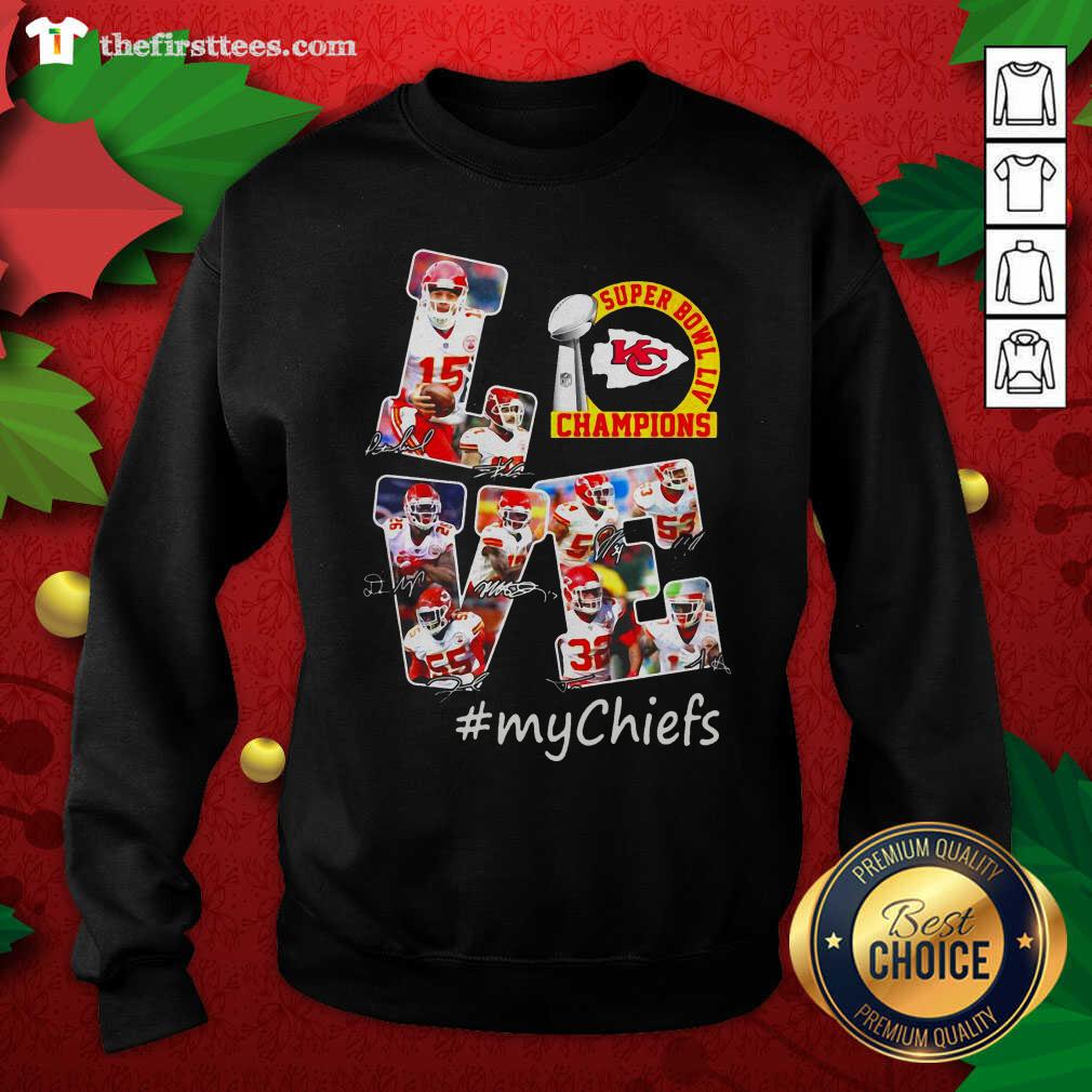Love Kansas City Chiefs Sweatshirt - Design by Thefristtees.com