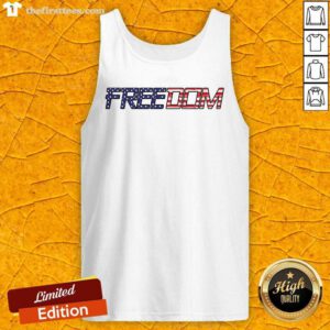 American Flag Patriotic Freedom Tank Top - Design by Thefirsttees.com