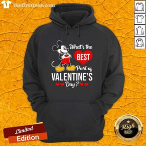 Mickey Mouse Whats The Best Part Of Valentines Day Hoodie - Design by Thefirsttees.com