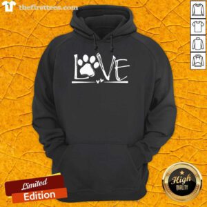 Perfect Dog's Footprint Love Hoodie