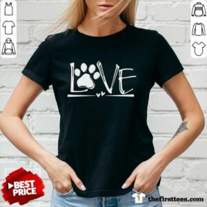 Perfect Dog's Footprint Love V-Neck