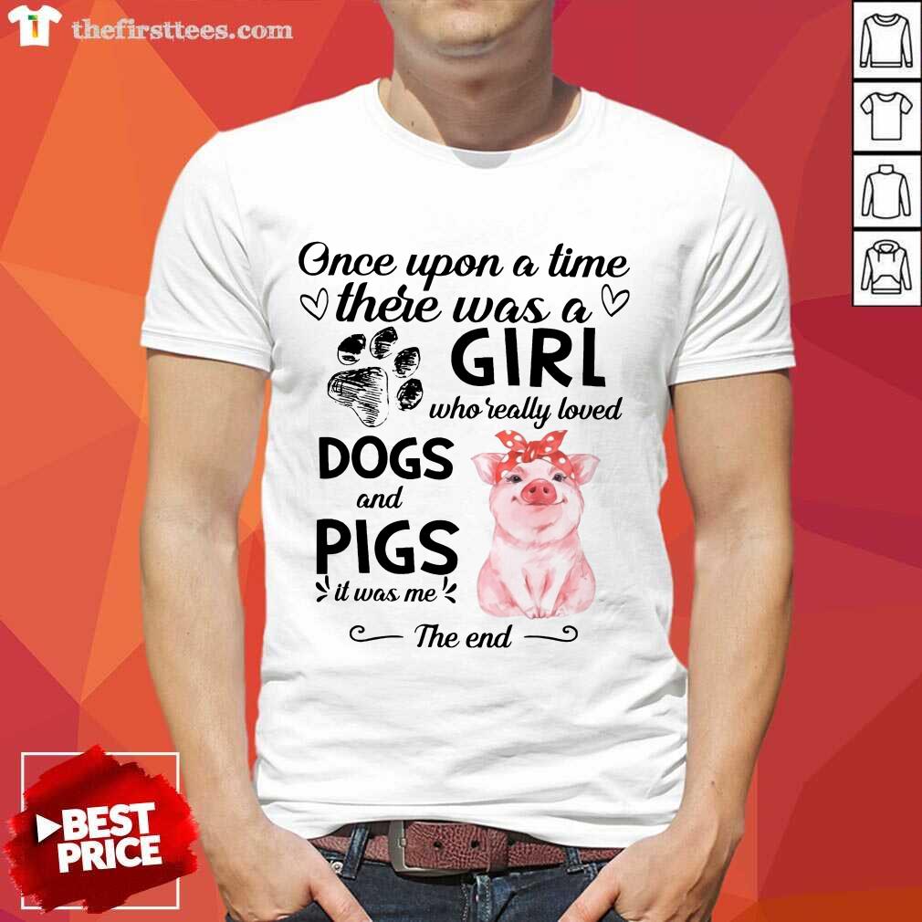 A Girl Who Loved Dogs And Pigs Shirt