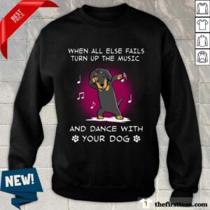 Dachshund Music And Dance Sweatshirt