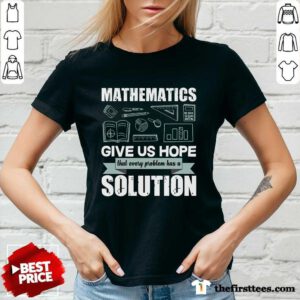Mathematics Give Us Hope Solution V-Neck