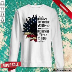 Freedom's 4th Of July Sunflower Sweatshirt