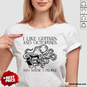 I Like Guitars And Octopuses And Maybe 3 People V-Neck