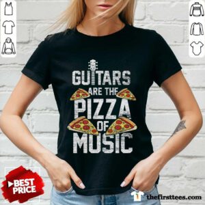 Guitars Are The Pizza Of Music V-neck