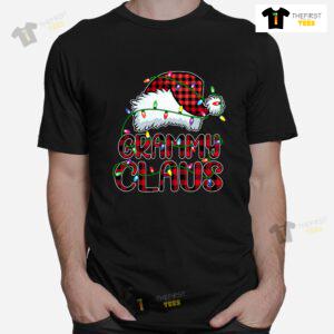 Grammy Claus Shirt Christmas Lights Pajama Family Matching Shirt