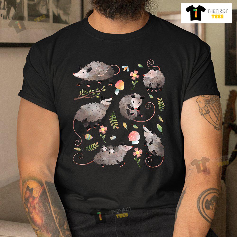 Possum Opossum Lover Owner Cottagecore Cute Kawaii Shirt