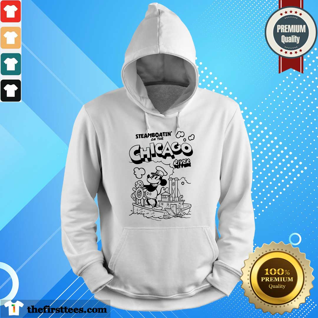 Steamboatin' On The Chicago River Steamboat Willie Mickey Classic hoodie