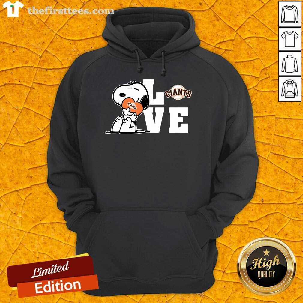 Snoopy Love San Francisco Giants hoodie