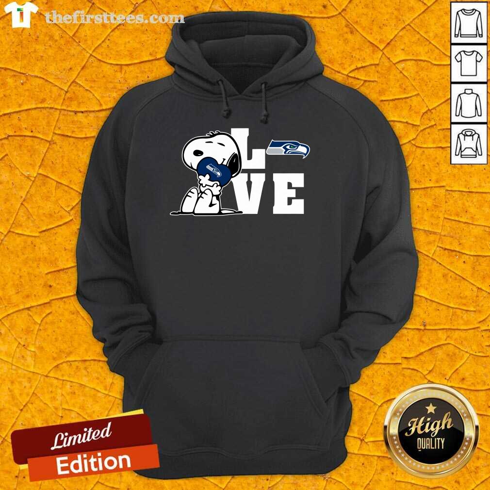 Snoopy Love Seattle Seahawks hoodie