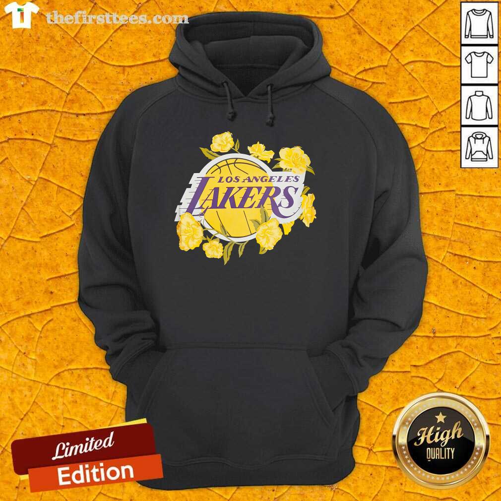 NBA Los Angeles Lakers Flower hoodie