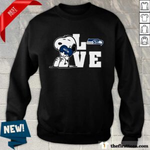 Snoopy Love Seattle Seahawks sweater