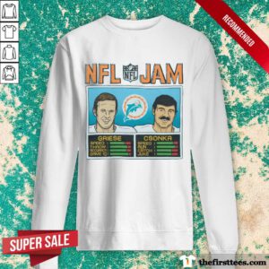 NFL Jam Miami Dolphins Griese and Csonkas weater