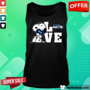 Snoopy Love Seattle Seahawks tank-top