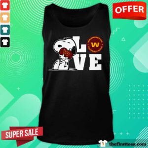 Snoopy Love Washington Football Team tank-top