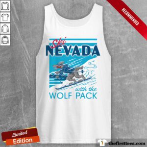 Nevada Ski With the Wolf Pack Retro tank-top