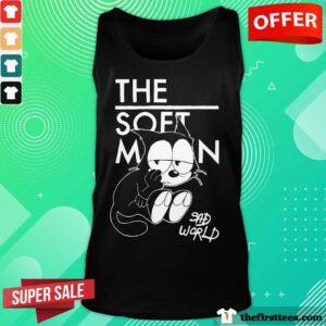 The Soft Moon Cat Sad World tank-top