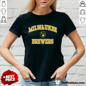 Milwaukee Brewers Heart & Soul v-neck