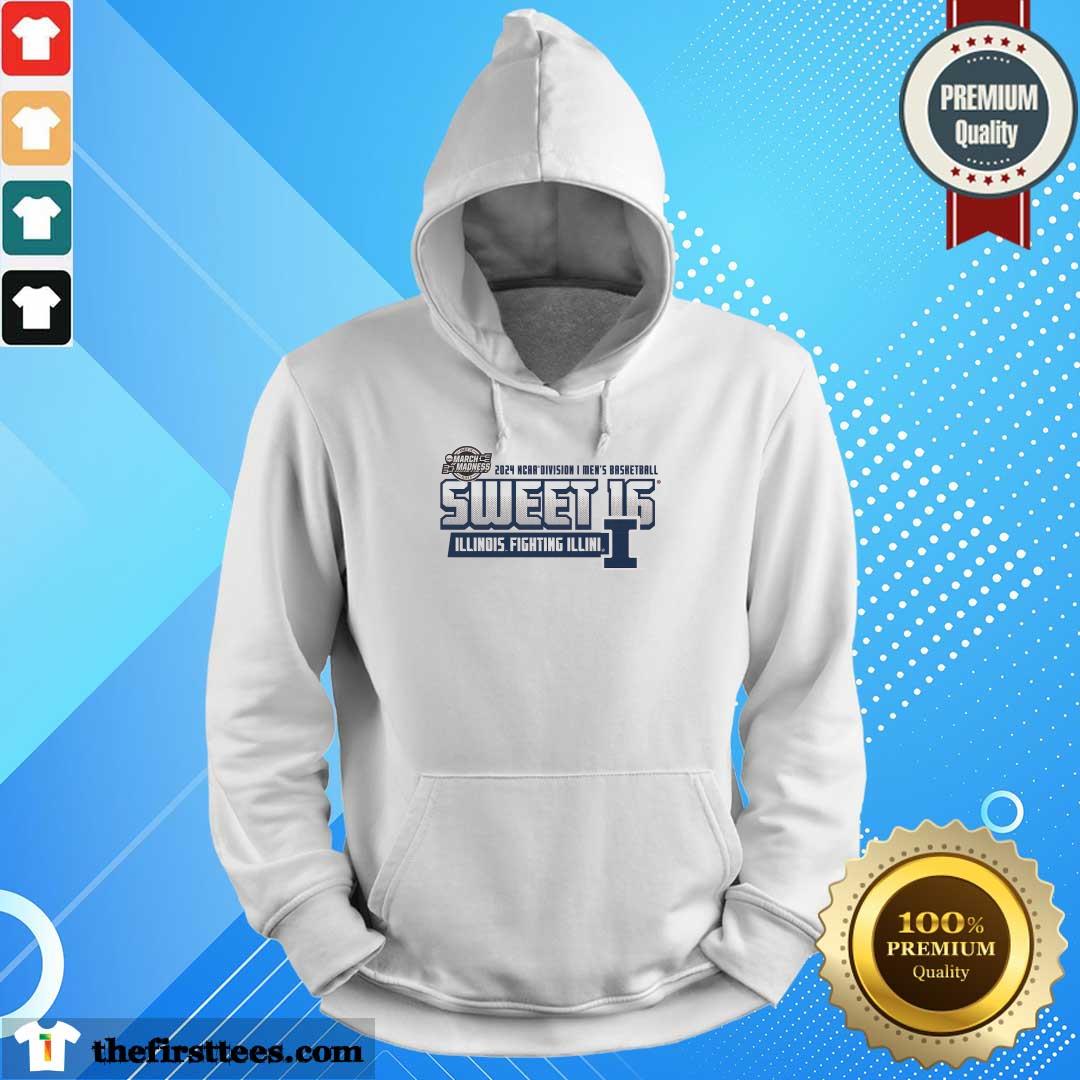 Illinois MBB March Madness 2024 Sweet Sixteen hoodie