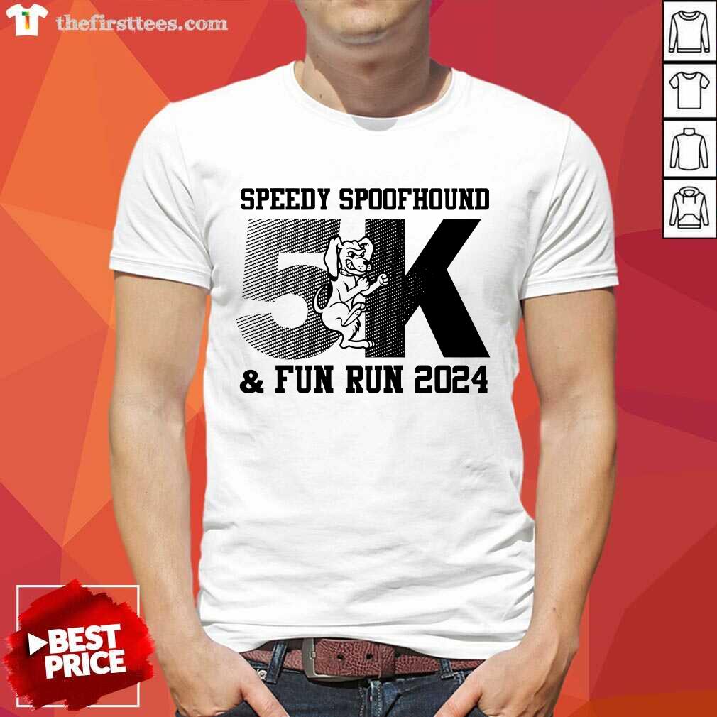 Speedy Spoofhound & Fun Run 2024 T-shirt