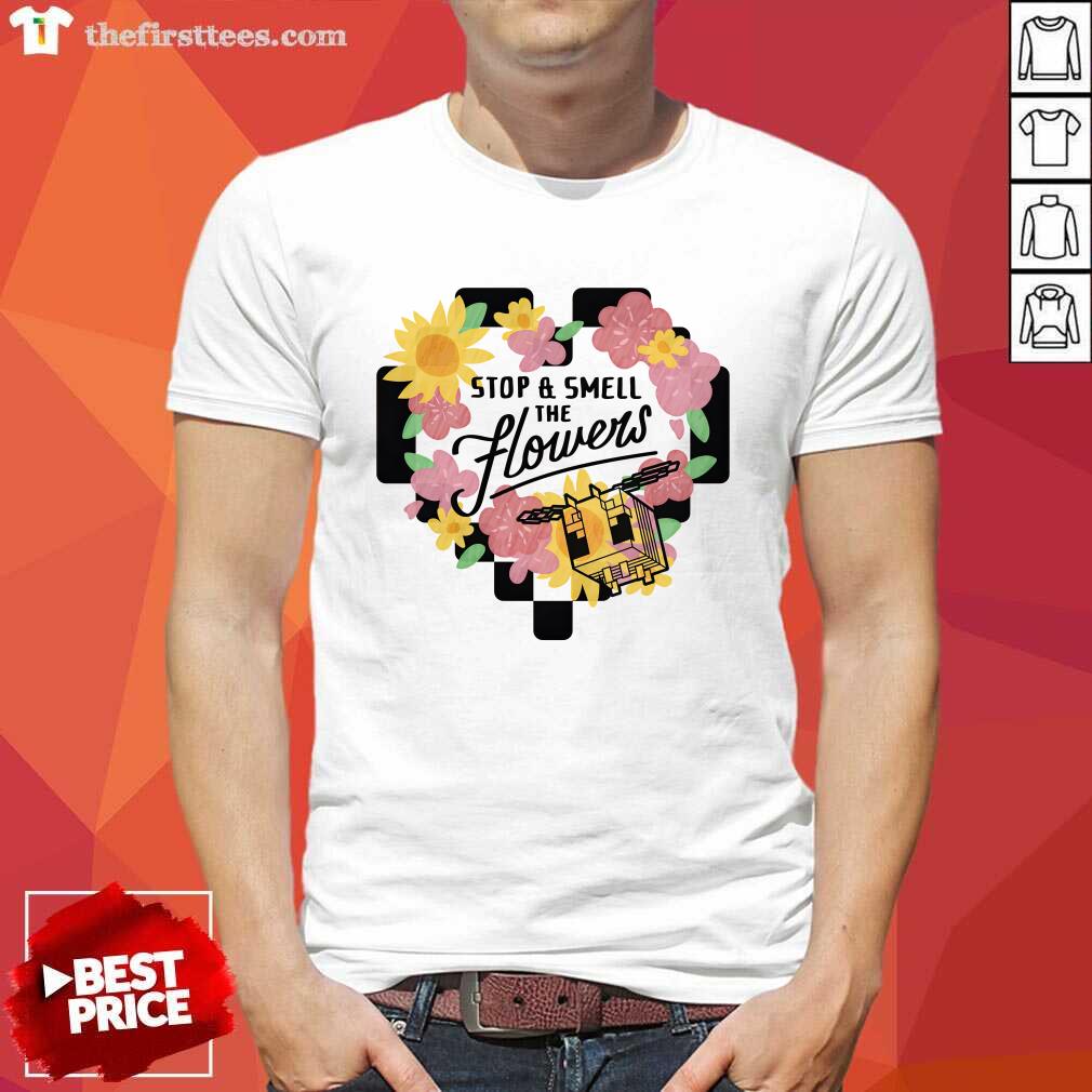 Minecraft Stop & Smell The Flowers T-shirt