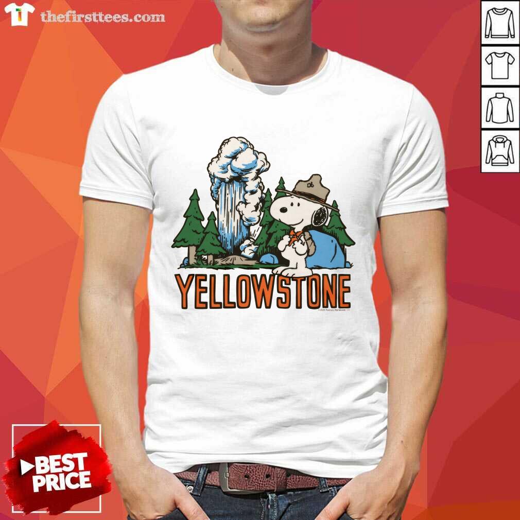Peanuts Snoopy x Yellowstone National Park T-shirt