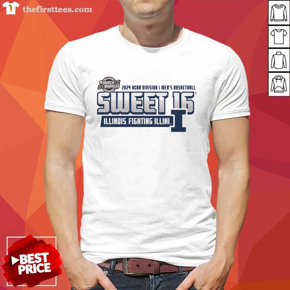 Illinois MBB March Madness 2024 Sweet Sixteen T-shirt