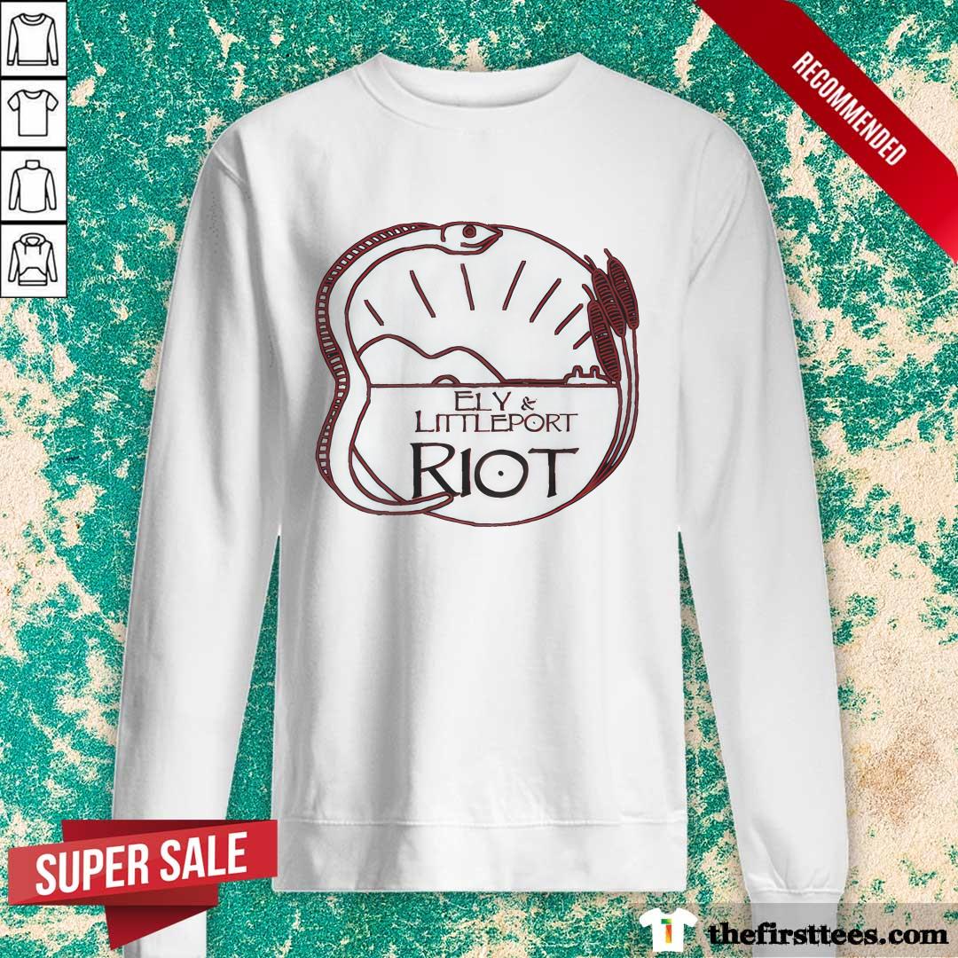 Premium Ely And Littleport Riot Logo sweater