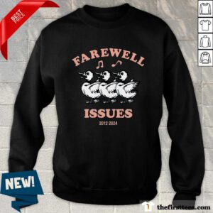 Singing Ducks Teal Farewell Issues sweater