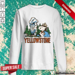 Peanuts Snoopy x Yellowstone National Park sweater
