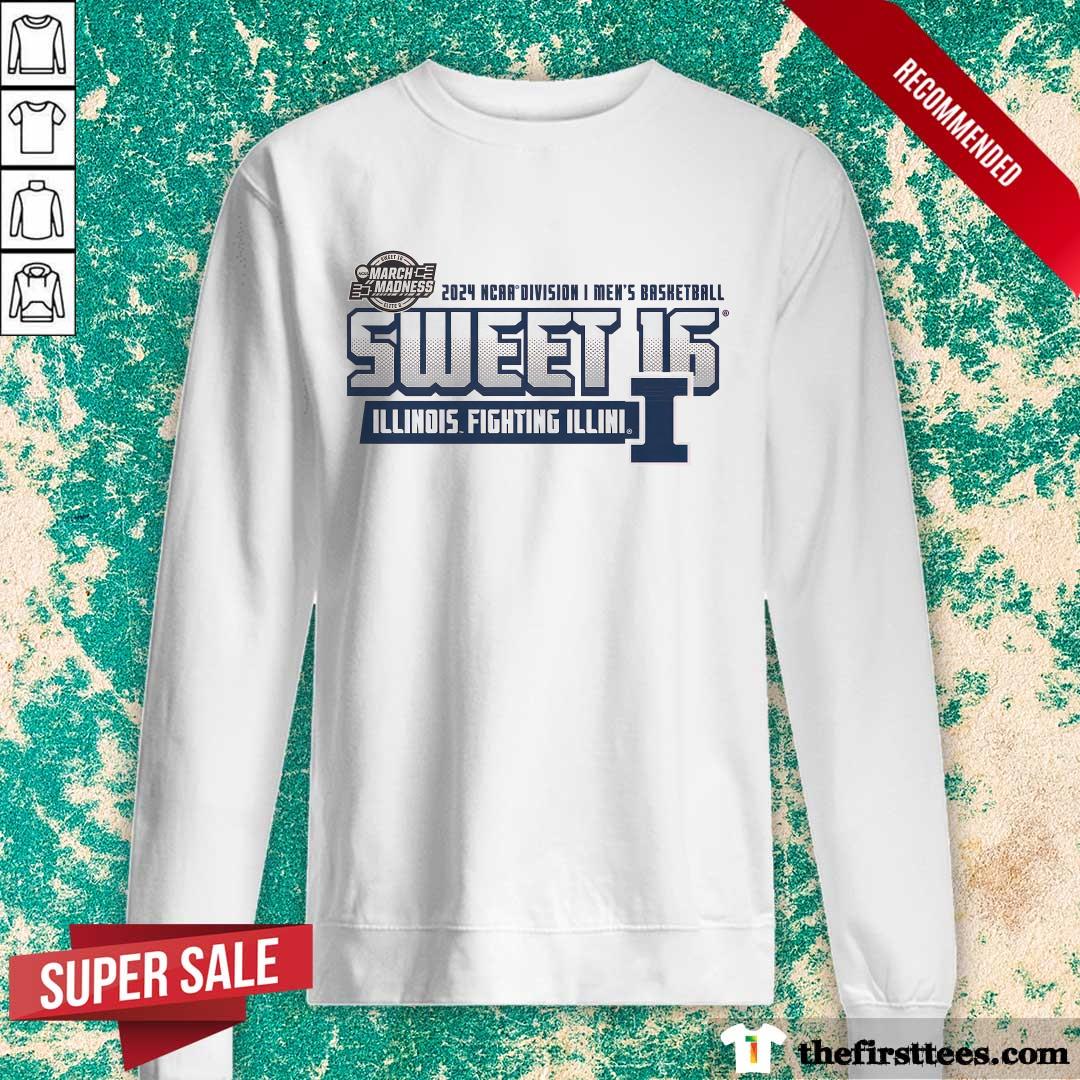 Illinois MBB March Madness 2024 Sweet Sixteen sweater