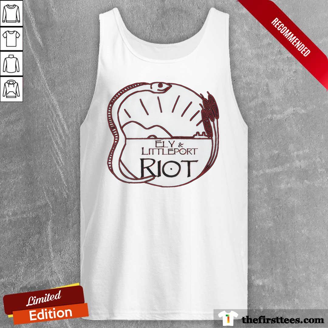 Premium Ely And Littleport Riot Logo tank-top