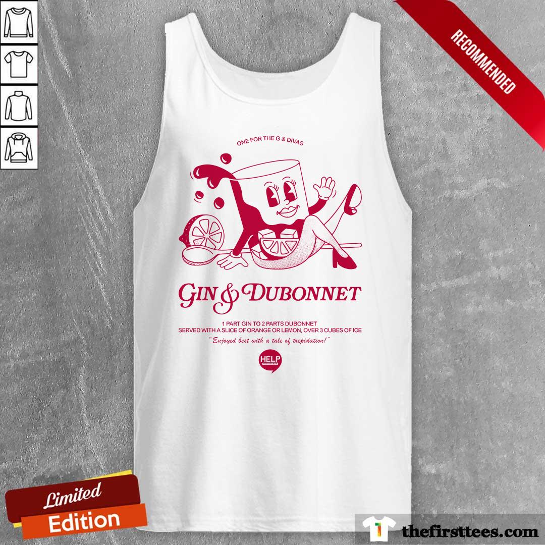 One For The G & Divas Gin & Dubonnet tank-top