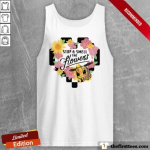 Minecraft Stop & Smell The Flowers tank-top