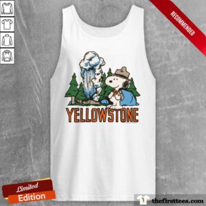 Peanuts Snoopy x Yellowstone National Park tank-top