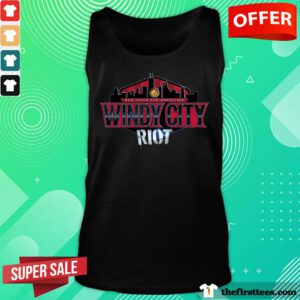 New Japan Pro-Wrestling Windy City Riot Logo tank-top
