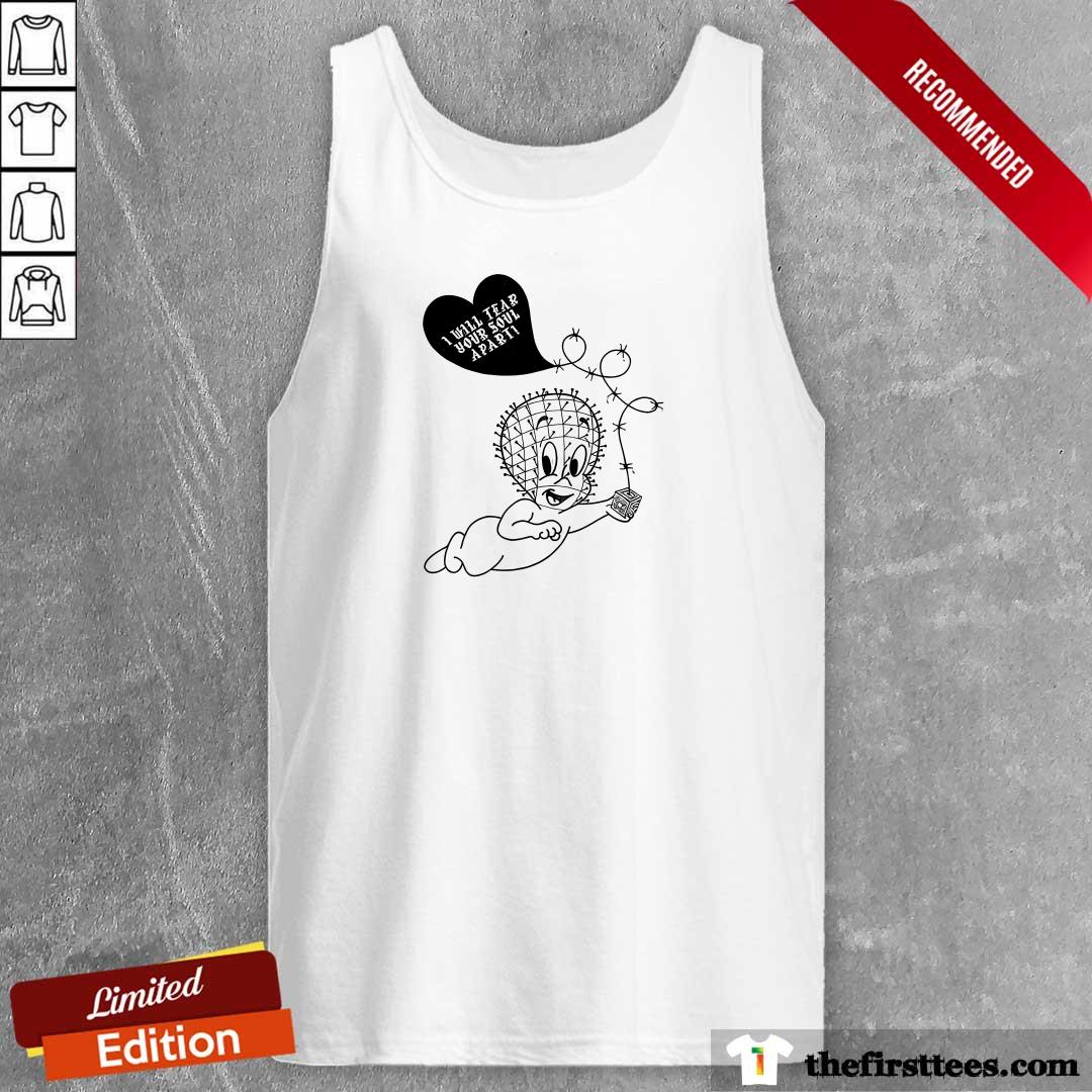 Casper Pinhead I Will Tear Your Soul Apart tank-top