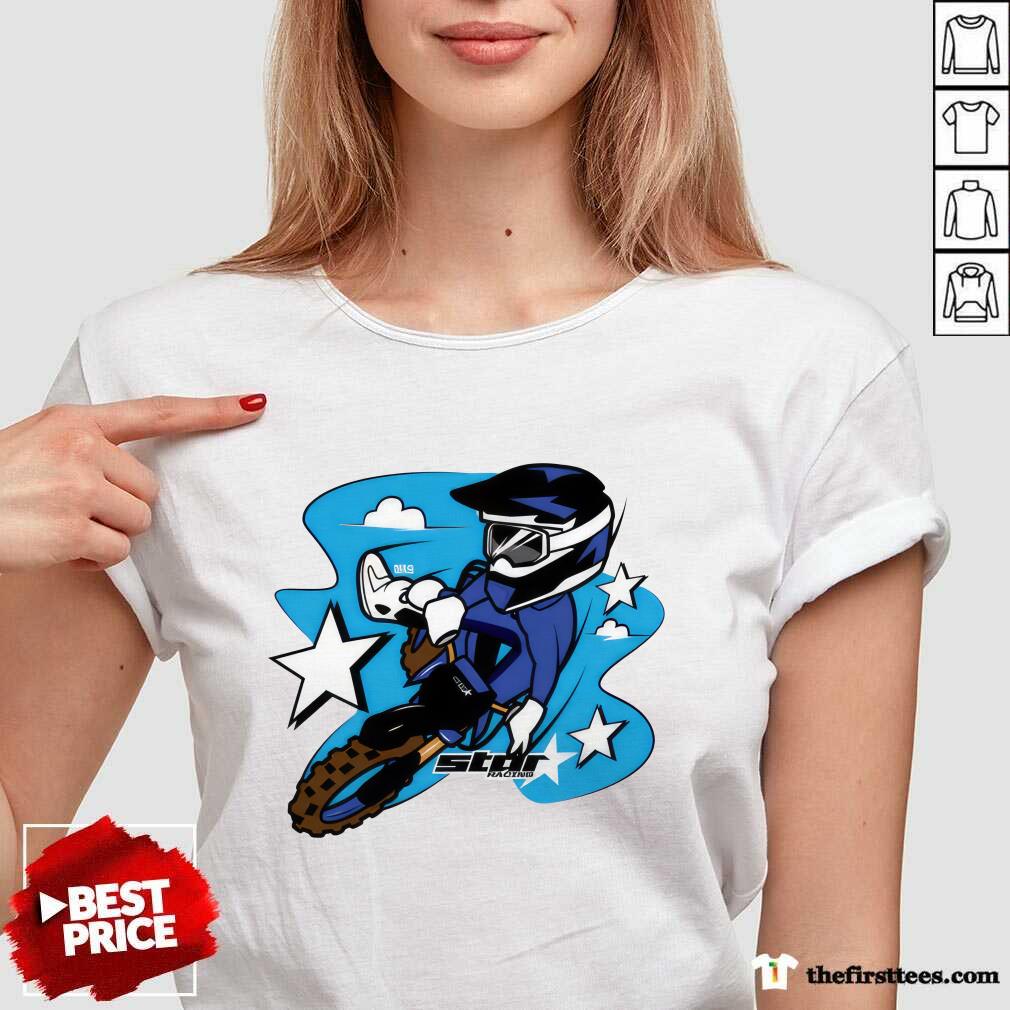 Star Racing x Bee G CB v-neck
