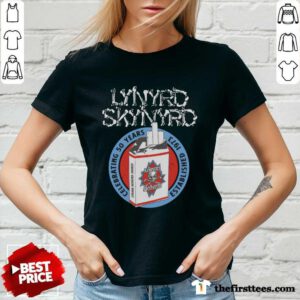 Lynyrd Skynyrd Smoke Celebrating 50 Years Established 1973 v-neck