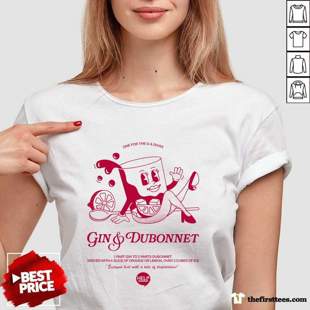 One For The G & Divas Gin & Dubonnet v-neck