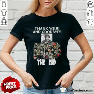 Thank You And Goodbye Akira Toriyama Dragon Ball The End v-neck