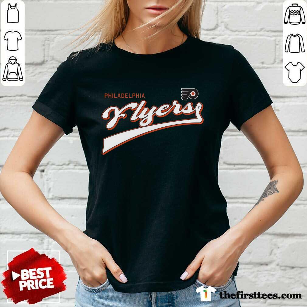 Philadelphia Flyers Richmond Retro Script v-neck