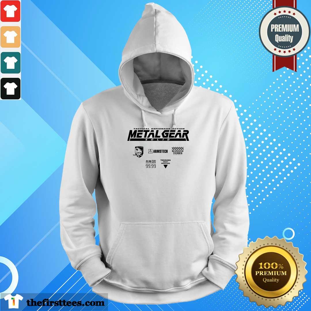Tactical Espionage Action Metal Gear Solid Foxhound Armstech Shadow Moses Hoodie