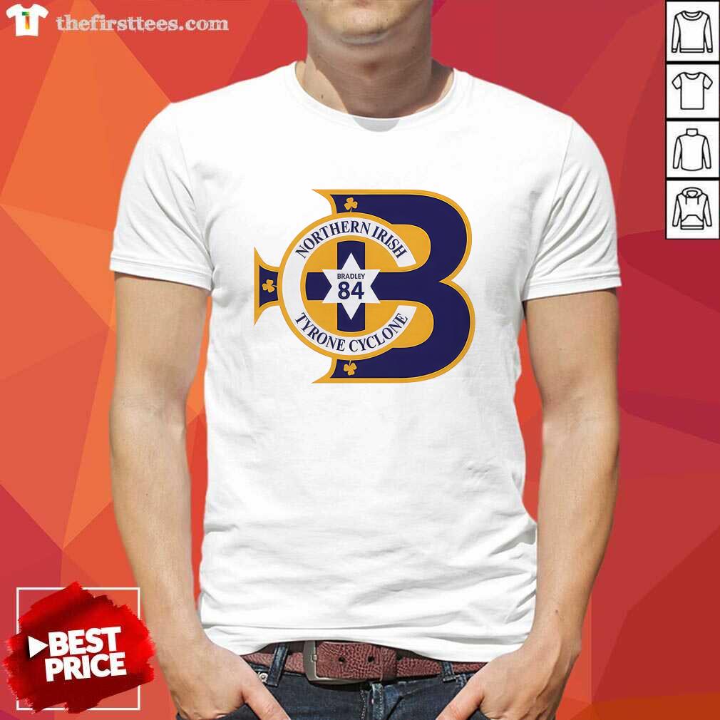 Northern Irish Tyrone Cyclone Bradley 84 T-shirt