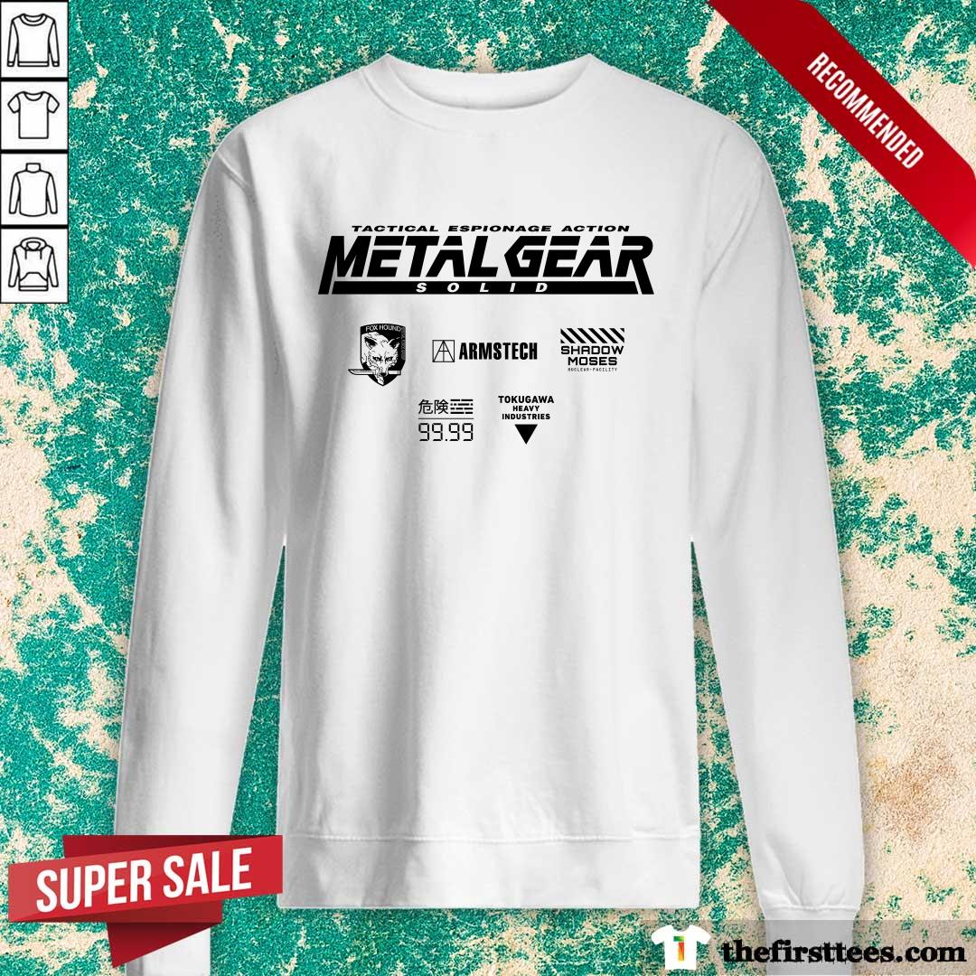 Tactical Espionage Action Metal Gear Solid Foxhound Armstech Shadow Moses Sweater