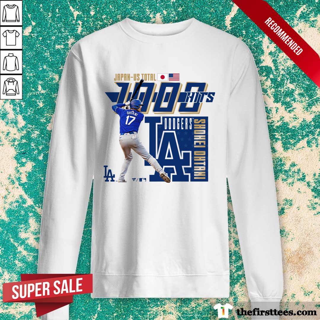 Shohei Otani 1000th hit between Japan and the US Commemorative Sweater